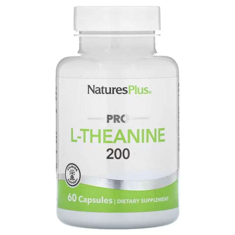 Теанін L Nature's Plus Pro L-Theanine 200 200 mg 60 капс.