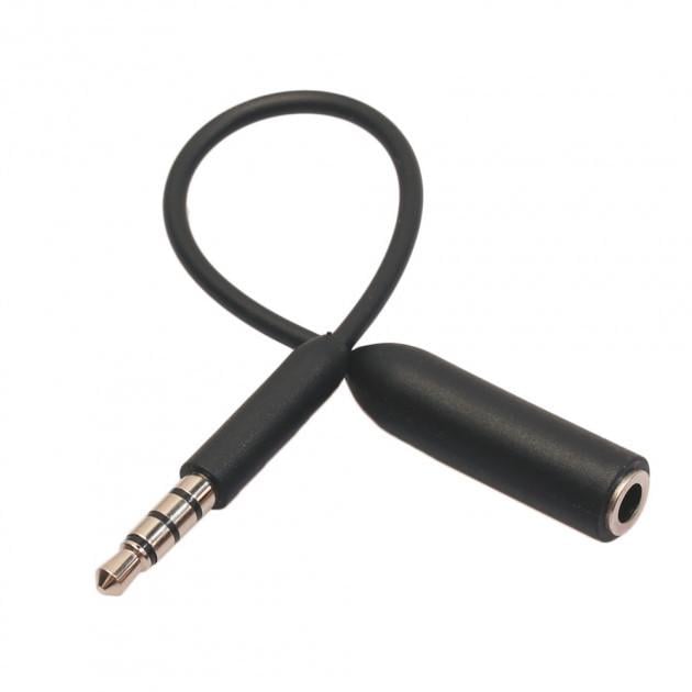Кабель Alitek 3,5 мм jack male 4 pin на 3,5 мм jack female 3 pin (1134294652)