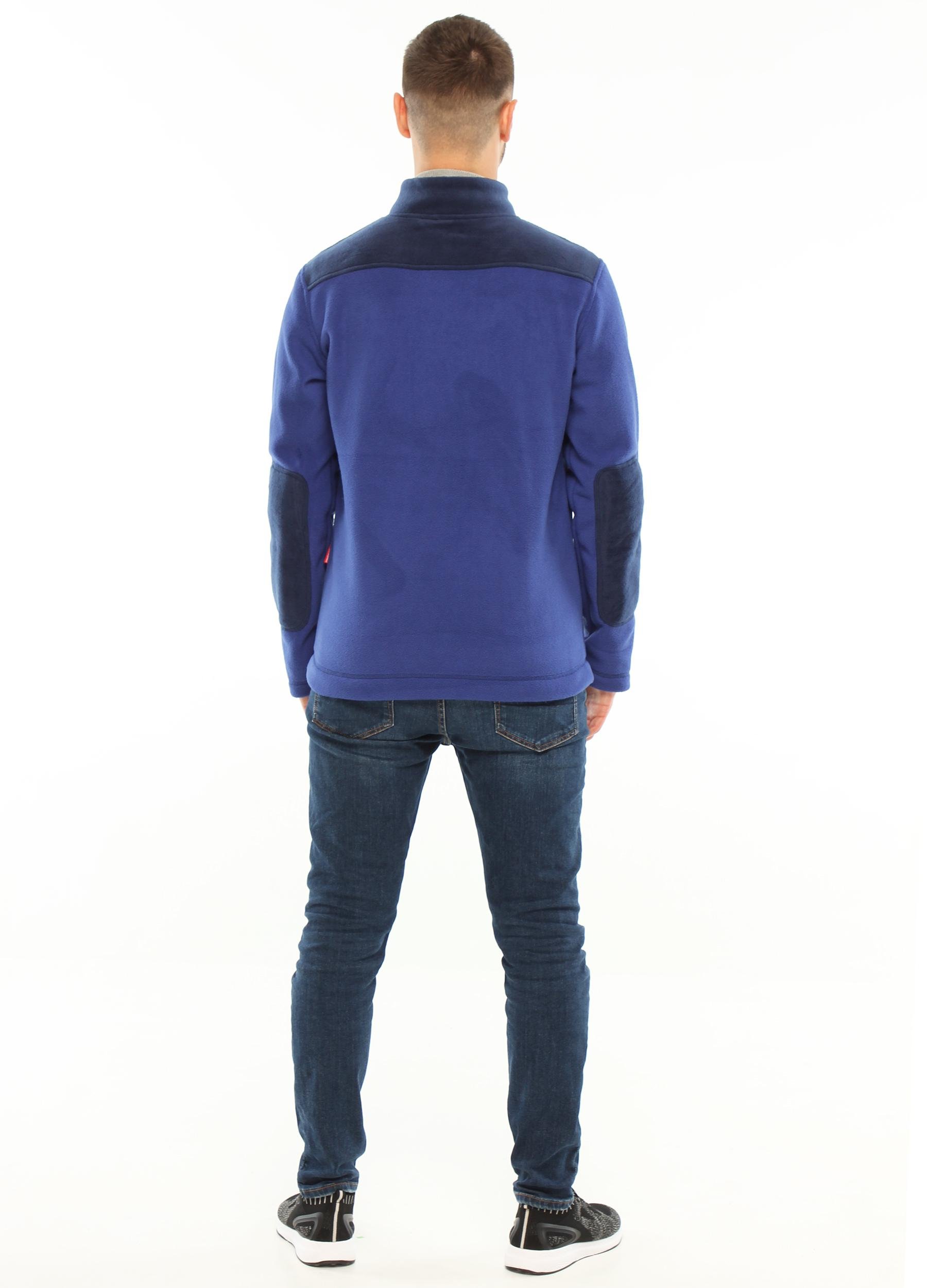 Кофта мужская 180017 флисовая р. 64-66 180-191 см Синий (18001717) - фото 2 Кофта мужская 180017 флисовая р. 64-66 180-191 см Синий (18001717) - фото 2