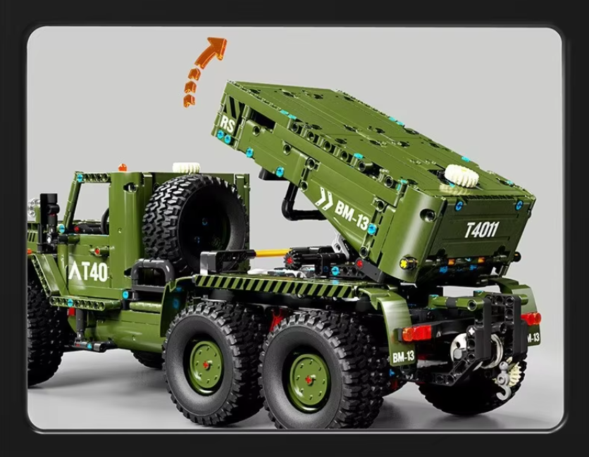 Конструктор детская игровая военная ракетная установка T4011 2268 деталей - фото 8 Конструктор детская игровая военная ракетная установка T4011 2268 деталей - фото 8