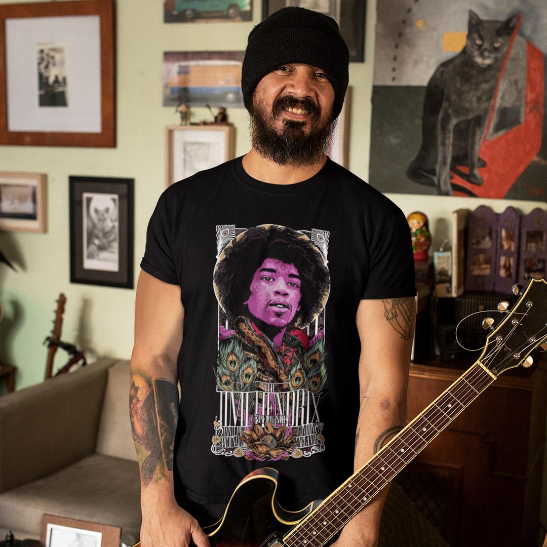 Футболка унисекс Jimi Hendrix The Jimi Hendrix L Черный (0000011273)
