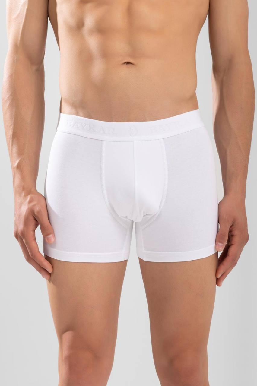 Трусы-боксеры мужские BAYKAR М р. 44-46 Белый (1110-01)