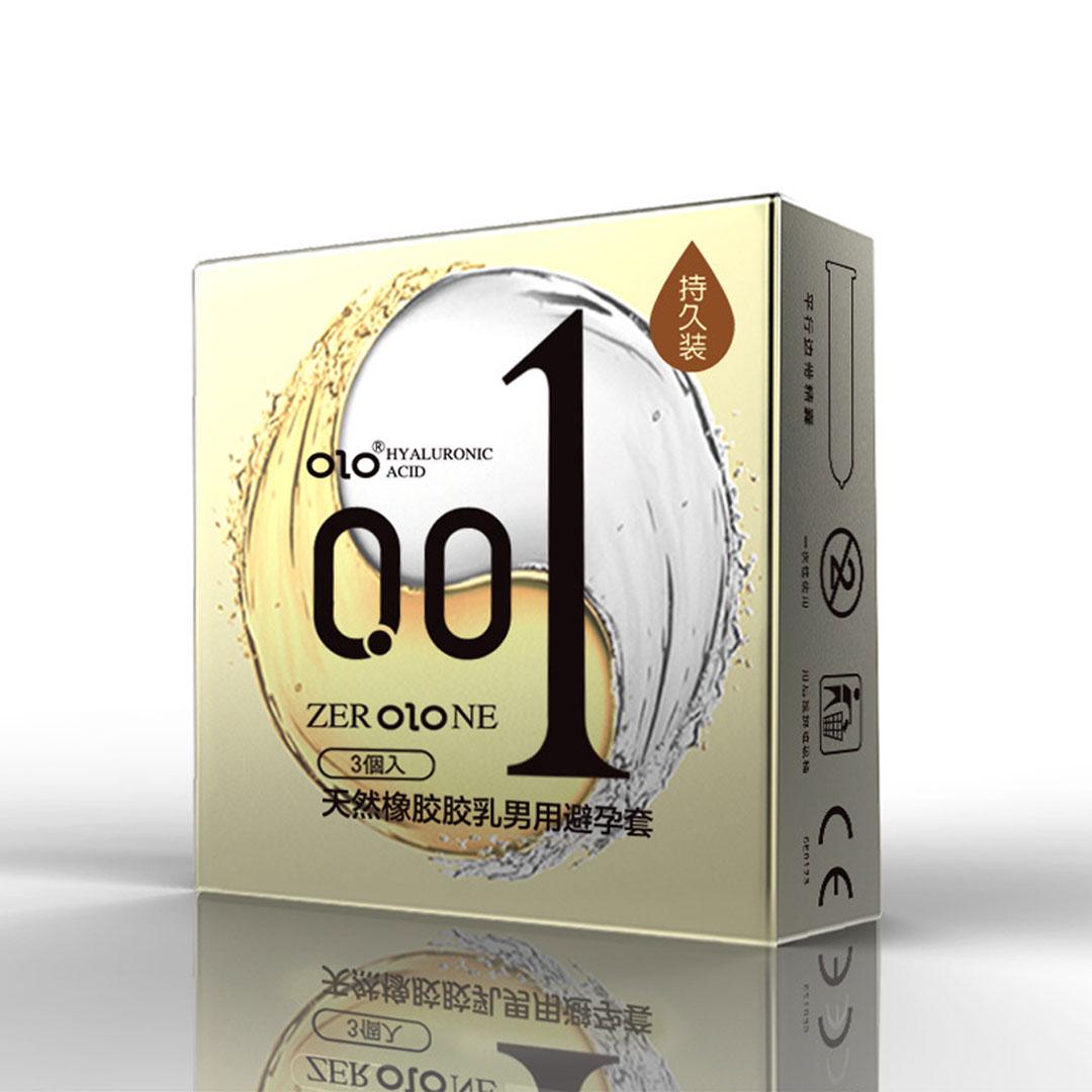 Презервативы OLO Ice Fire 3 шт. Желтый (30315391)