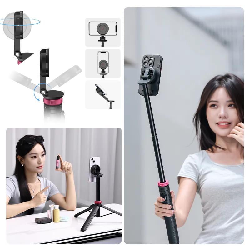 Штатив для айфона Ulanzi MagSafe с пультом 42-153 см (MT-84) - фото 2