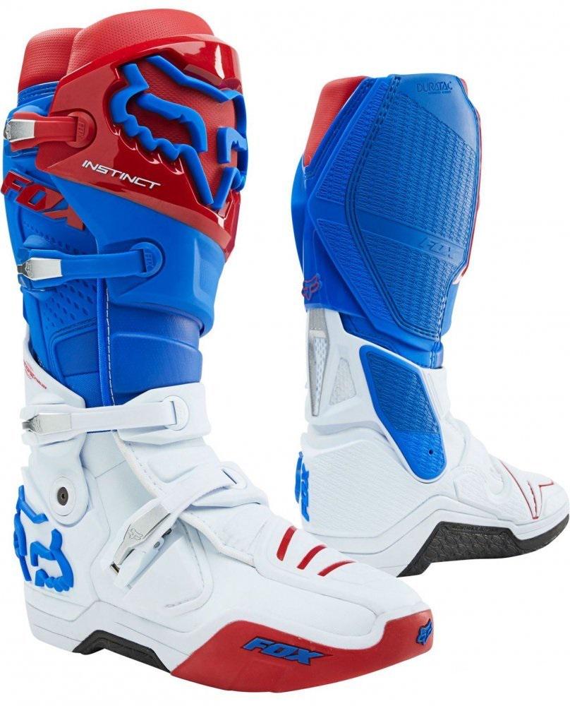 Мотоботы Fox Instinct Boot р. 46 Blue/Red (15811)