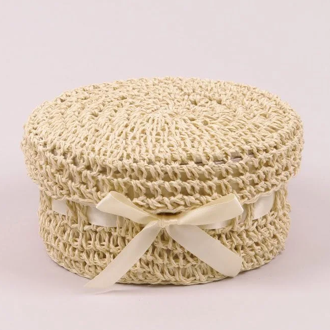 Шкатулка вязаная Flora Кремовый (38177)