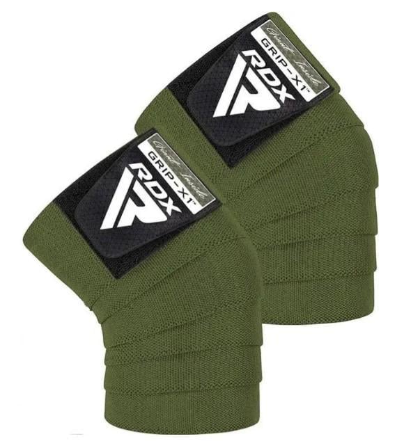 Бинты на колени RDX K1 GYM Knee Wraps Army Green (WAH-K1AG)