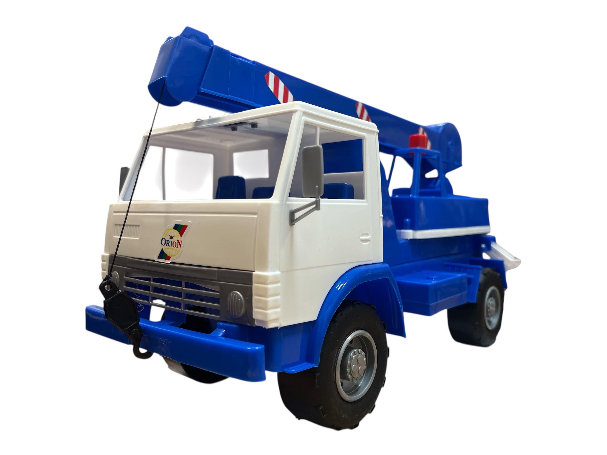 Машинка детская Orion Камаз Х2 Кран 860/1 в сетке (113960) - фото 1