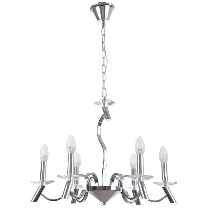 Люстра свеча Brille BCL-415S/6 на 6 плафонов