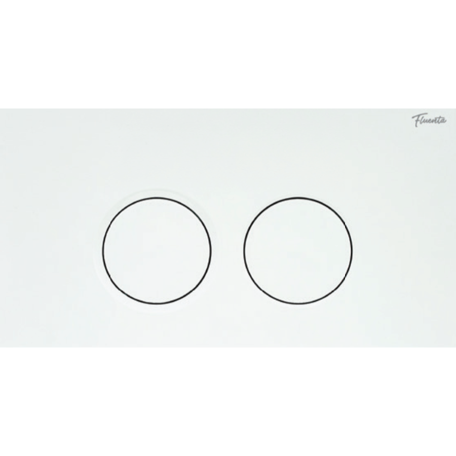 Кнопка для установки Peštan Fluenta Ring Flushshing Plate прямоугольная Белый (40008793)