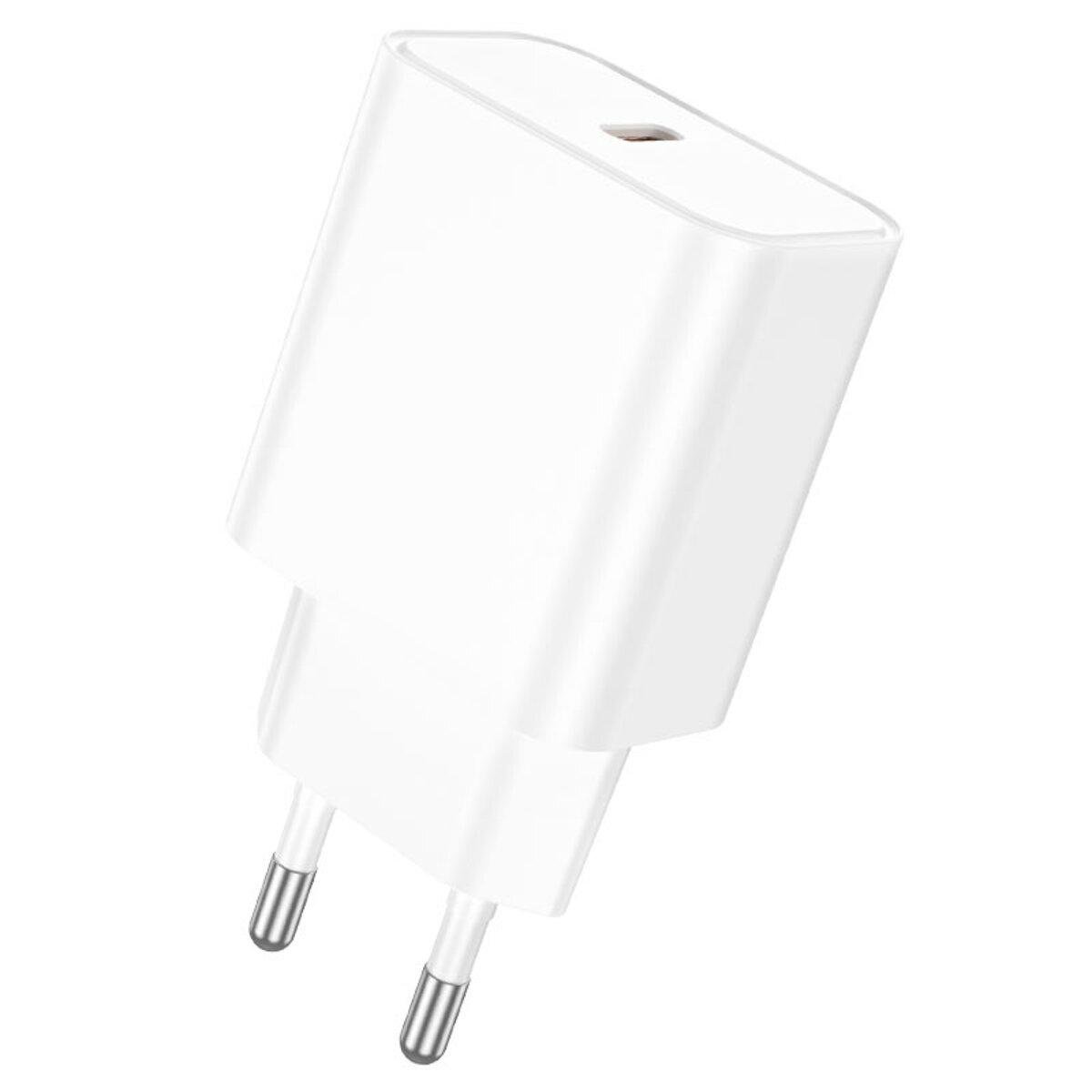 Зарядное устройство для Borofone BA71A Power single Port PD20W Charger 1xType-C White (6974443387964) Зарядное устройство для Borofone BA71A Power single Port PD20W Charger 1xType-C White (6974443387964)