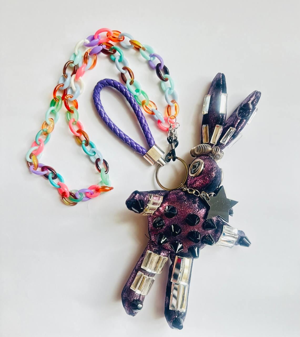 Брелок-аксесуар на шию My Scarf Star Rabit Ukraine на чорному ланцюжку (27189799)