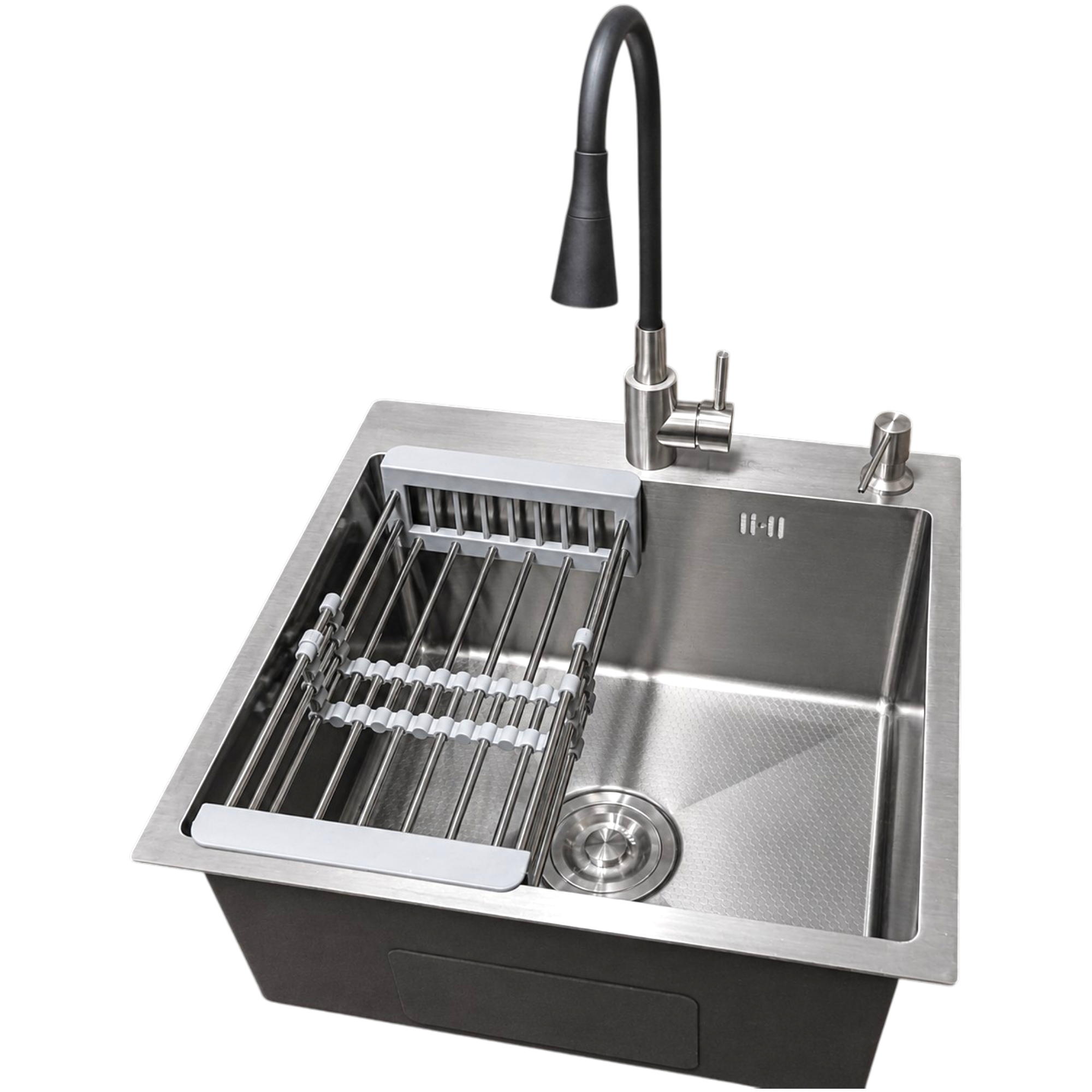 Комплект кухонної мийки Kraft KRF 5050 decor 3,0/1,0 мм (SM3705)