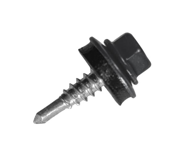 Саморез кровельный по металлу с шайбой EPDM MAXPRO 4,8х19 мм 250 шт. RAL-7024 (SDSM-48197024) - фото 1 Саморез кровельный по металлу с шайбой EPDM MAXPRO 4,8х19 мм 250 шт. RAL-7024 (SDSM-48197024) - фото 1