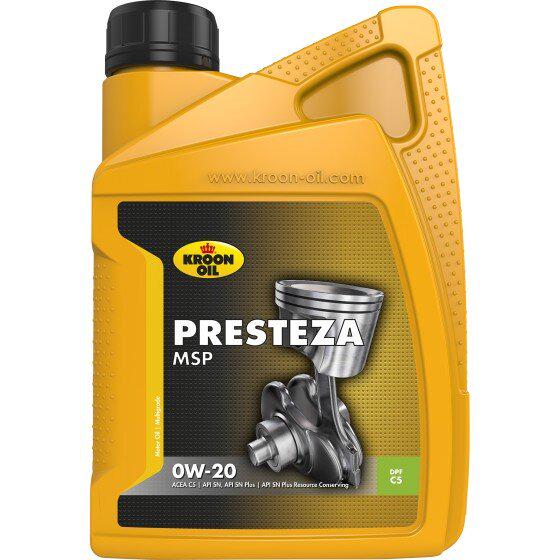 Моторна олива KROON OIL 0W-20 Presteza MSP 5 л