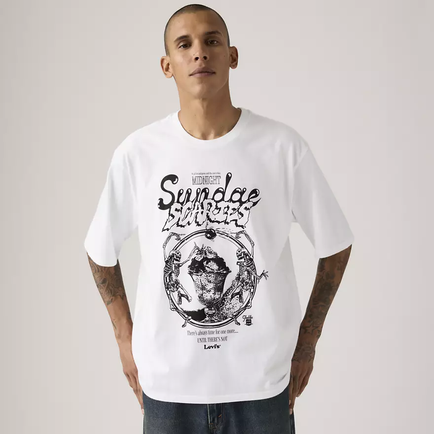 Футболка мужская Levi's Half-sleeve Graphic T-shirt S Белый (199105317004)