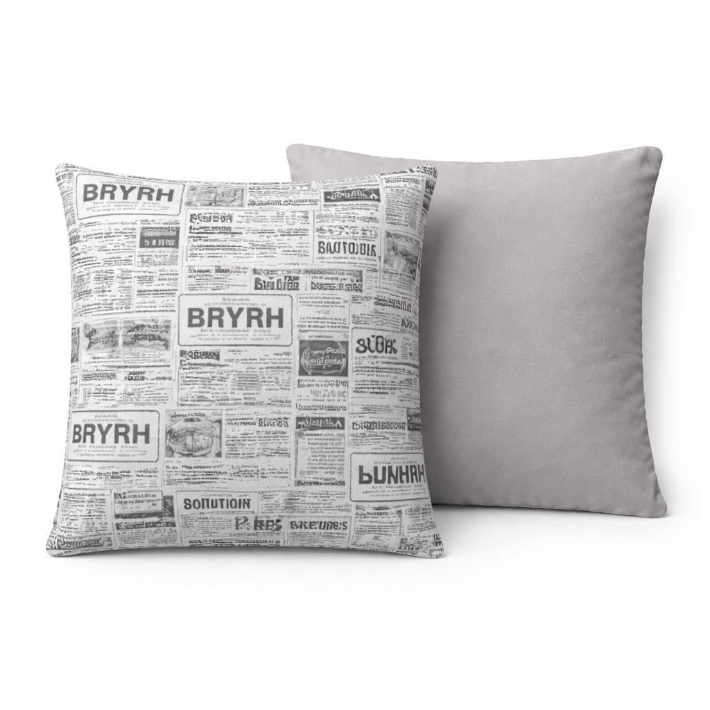 Набор наволочек Retro News бязь 40х60 см 2 шт. (21127396)