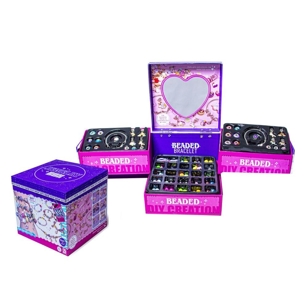 Дитячий набір з прикрасами для створення шарм-браслетів Jewelry Box KSY951
