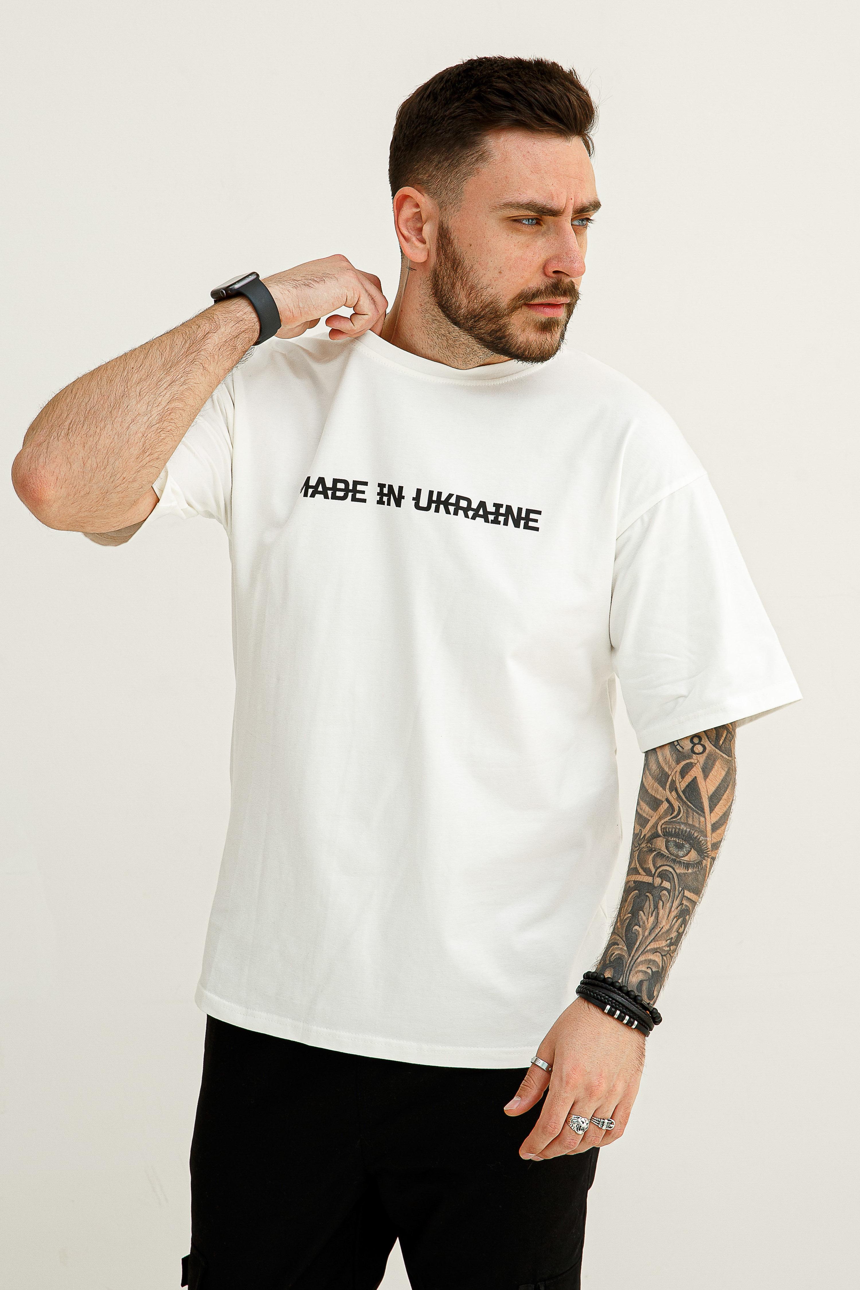 Футболка Red and Dog Oversize "Made" M White