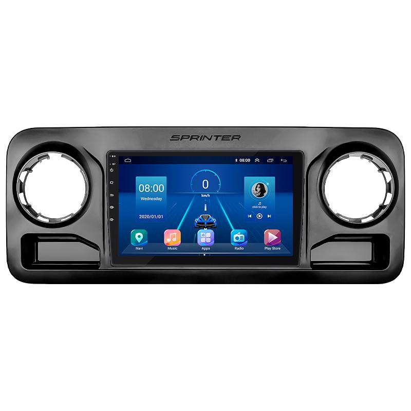 Штатная магнитола Lesko для Mercedes-Benz Sprinter III (W907/910) 2018-н.в. 10" 4/32Gb 4G Wi-Fi GPS Top