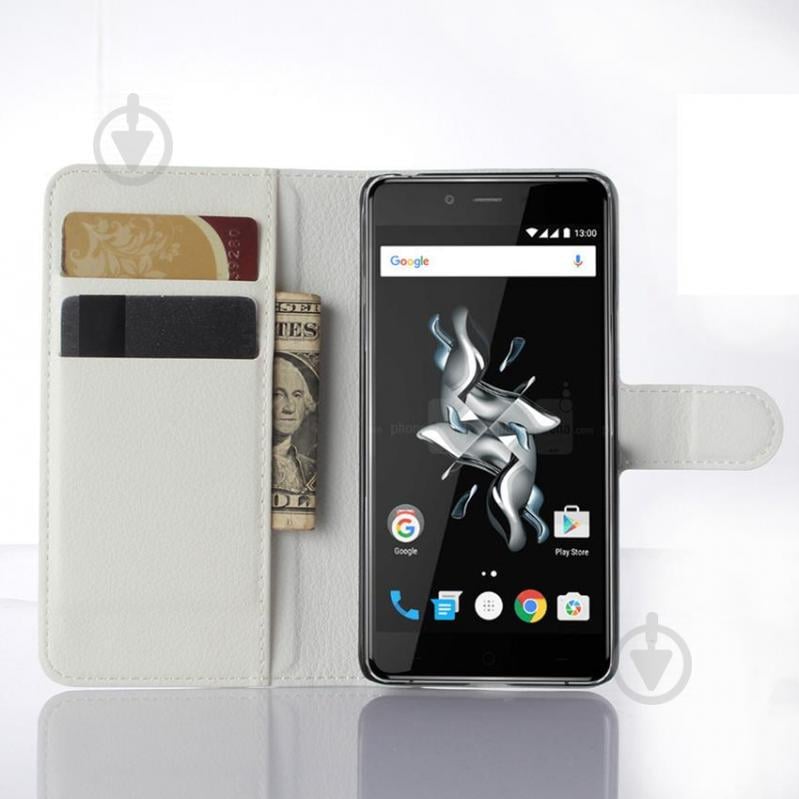 Чехол-книжка Litchie Wallet для OnePlus X White (lwwh0175)