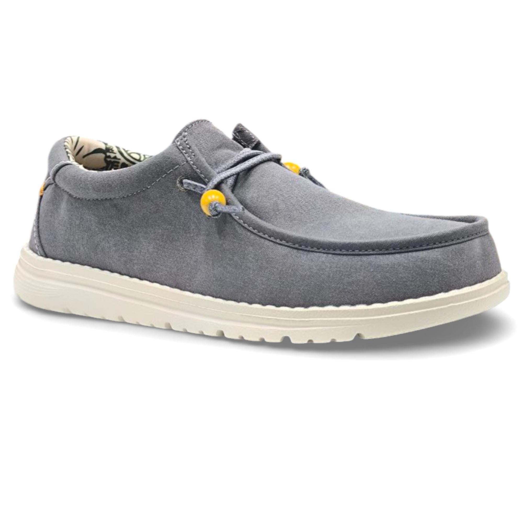 Мокасины мужские осенние Wollen р. 42 Серый (35101-42)