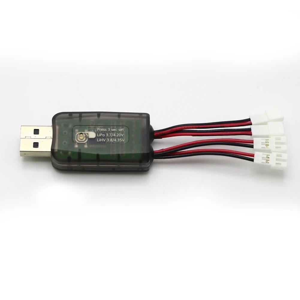 Зарядное устройство для AOKoda CX405 4CH USB для LiPo 1S и LiHV аккумуляторов 4-канальный (00-00030421) Зарядное устройство для AOKoda CX405 4CH USB для LiPo 1S и LiHV аккумуляторов 4-канальный (00-00030421)