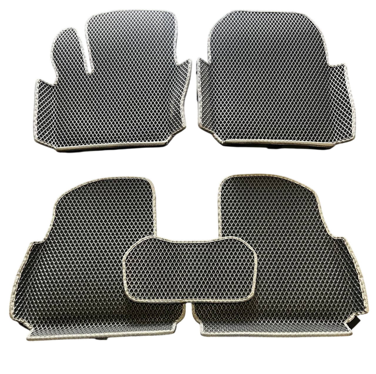 Коврики EVA с бортиками в салон для Ford С-Max 2010+ гг. Черный (2577105780)