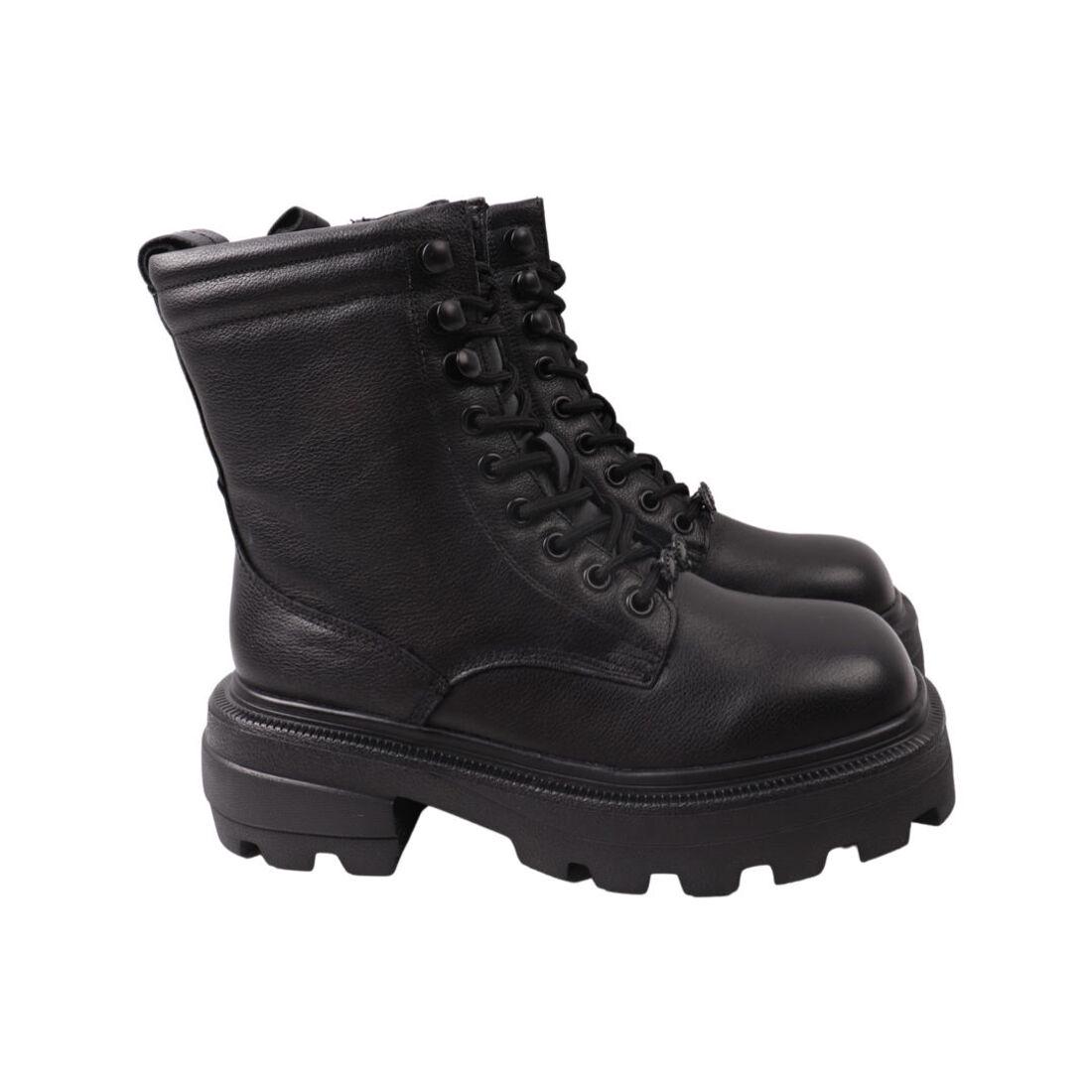 Ботинки женские Berkonty натуральная кожа р. 40 Черный (389-22ZHC)