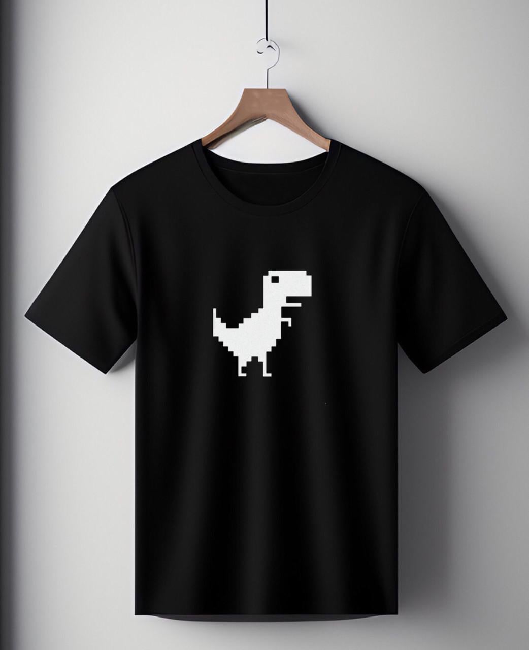 Футболка унисекс Chrome Dinosaur оверсайз XL Черный