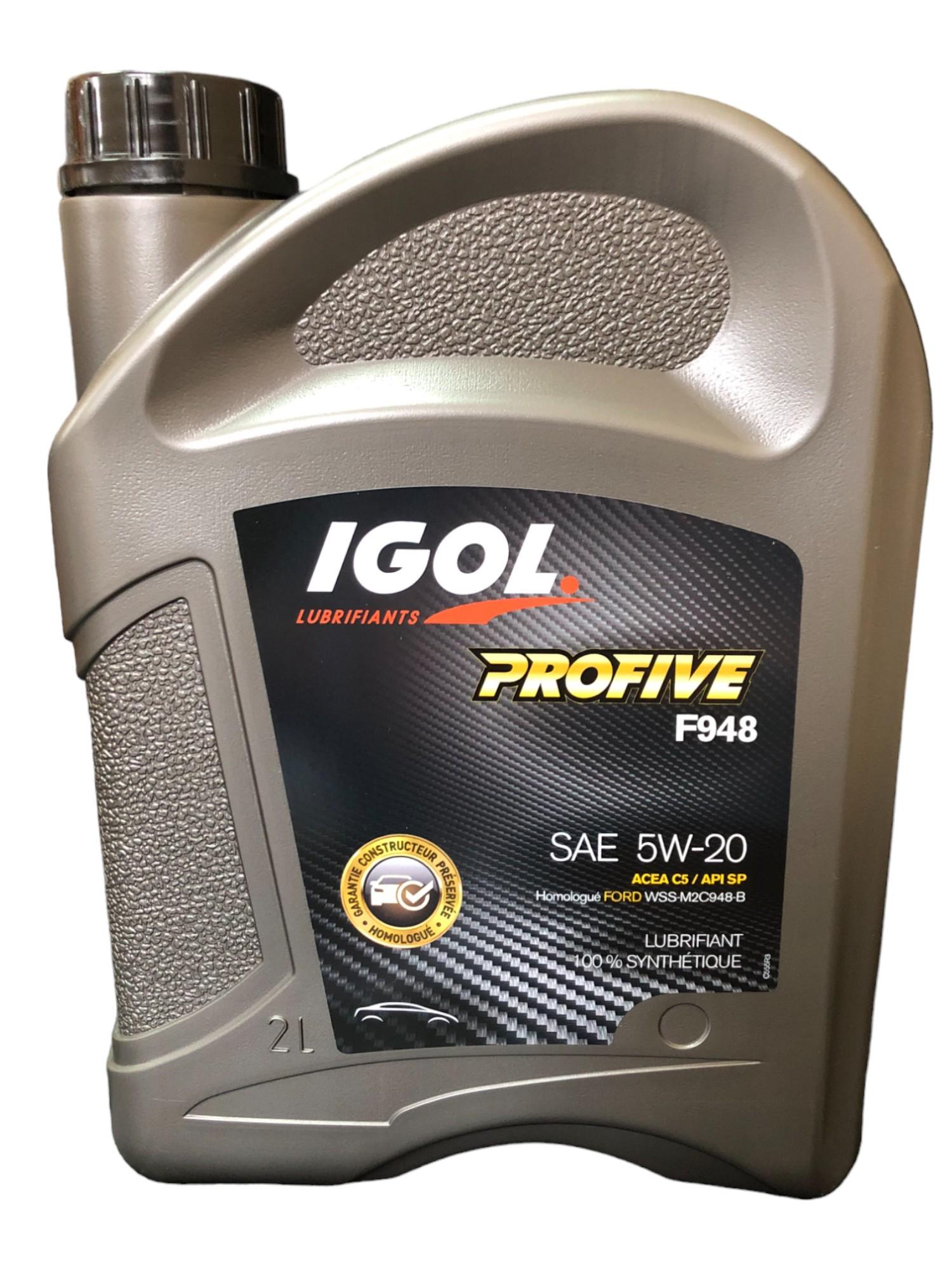 Моторное масло IGOL PROFIVE F 948 5W-20 2 л (18075814)