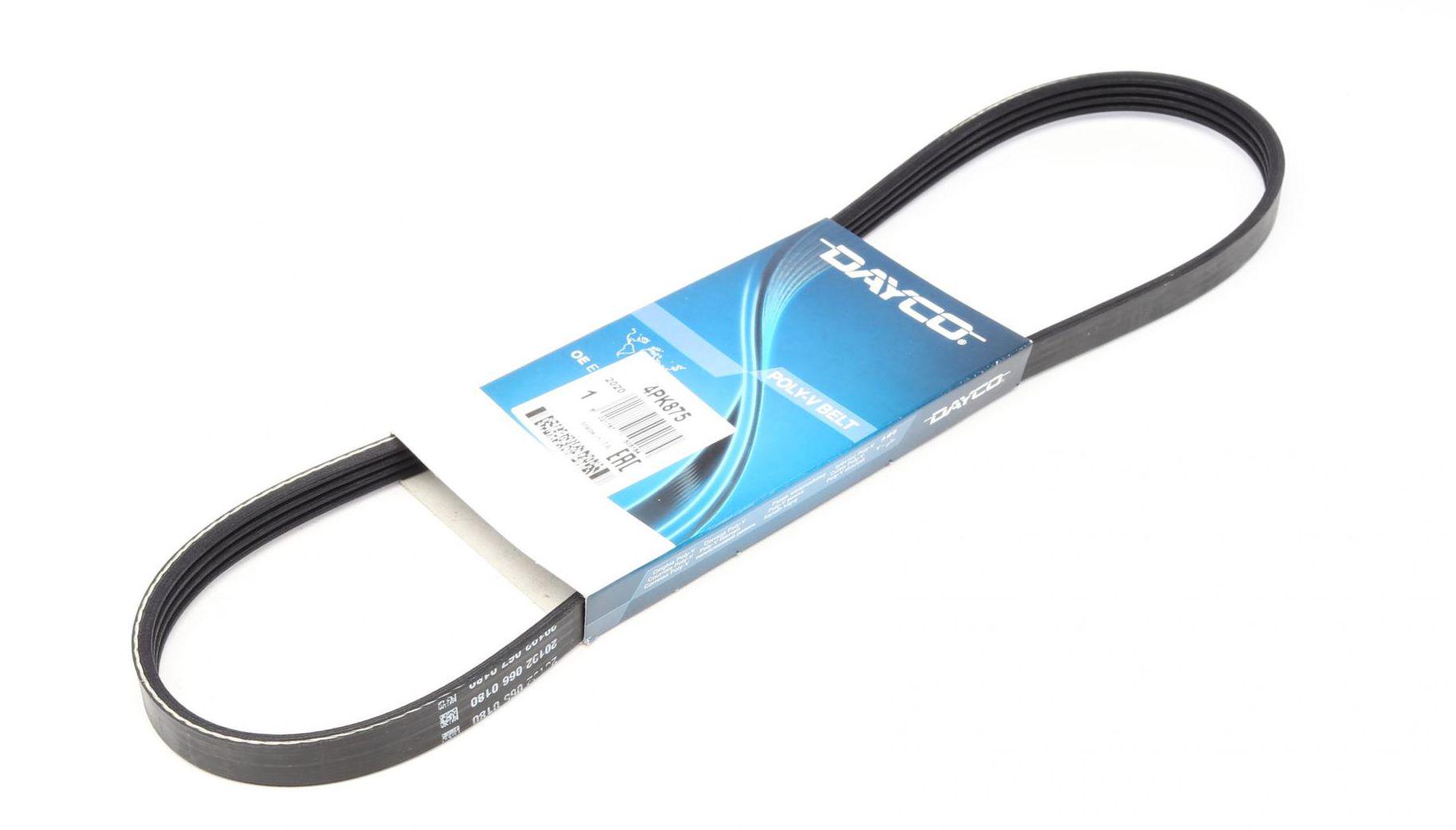 Ремень генератора DAYCO для Fiat Doblo 1.6i 01- (4PK875)