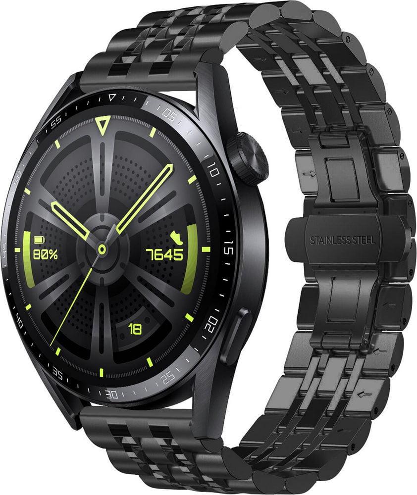 Браслет металлический Spinye для Huawei Watch GT 4 46 мм Black (38561-2B)