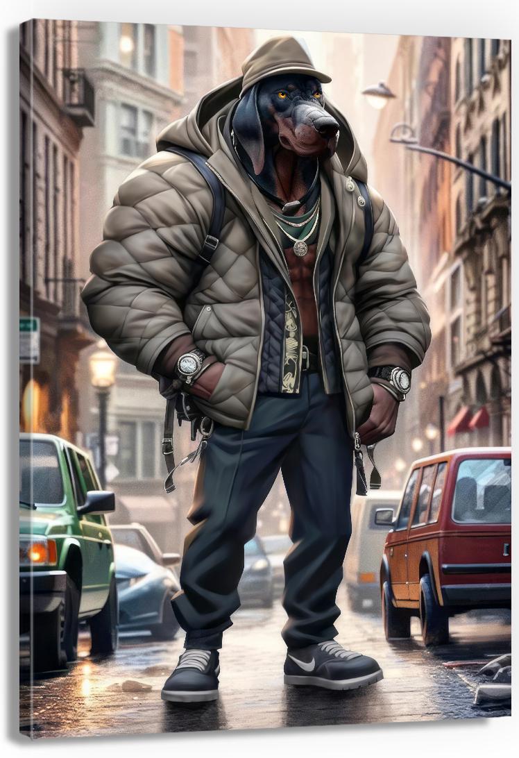 Картина на холсте PL_Factory Собака KLM_2 60х90 см (23461620)