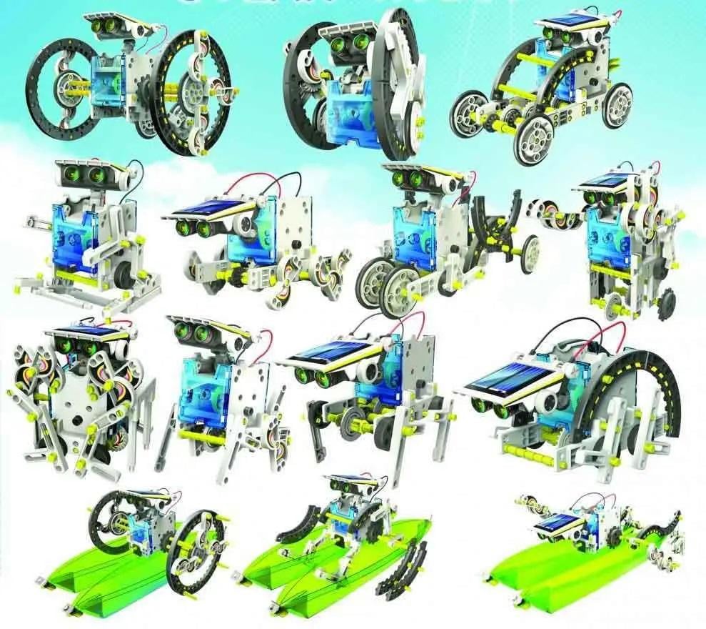 Конструктор Educational Solar Robot 14в1 живлення на сонячній батареї (2079257860) - фото 2