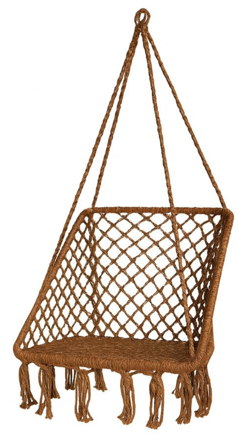 Кресло-качели садовые WCG с подушкой Коричневый (QNSW03BR) - фото 7