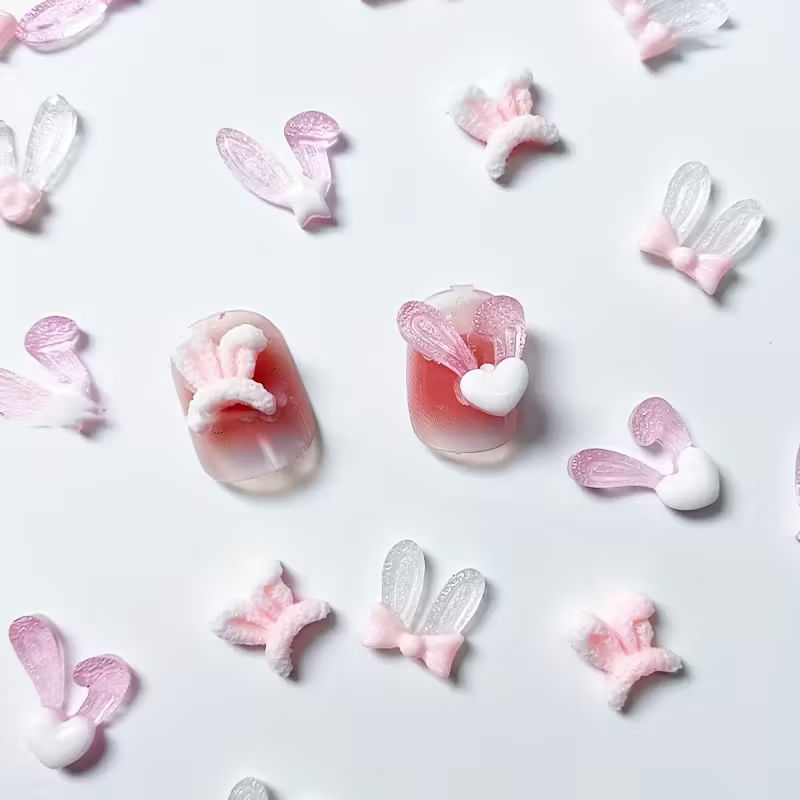 Шарми для нігтів вушка 8х10 мм 14 шт. (011336)