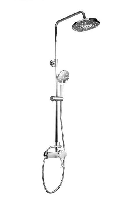 Душевая система Frap H49 F2449-20 переключатель на лейку 3 режима Белый/Хром