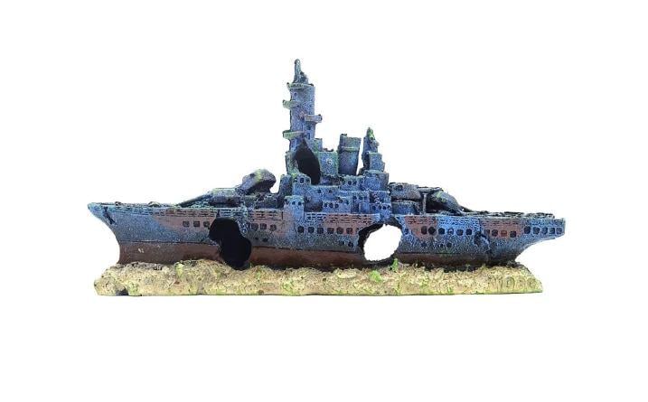 Декорація корабель що затонув Aqua Nova 23x4,5x11 см (AN673)