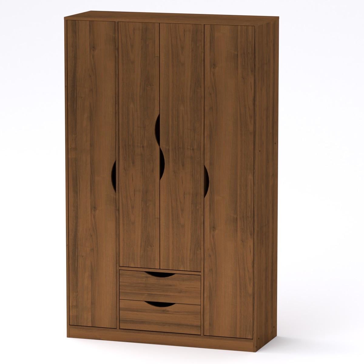 Шкаф Компанит Любовь 120х44,8х195 см Орех экко (26621819)