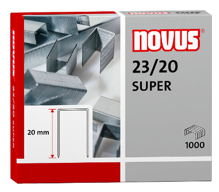 Скобы для степлера NOVUS № 23/20 SUPER (042-0240)