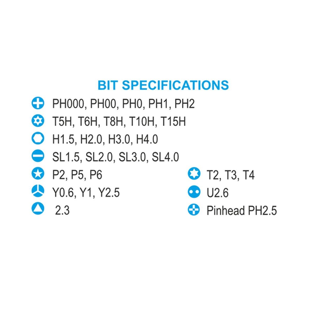 Отвертка Brevia с комплектом насадок для точных работ 31в1 - фото 2 Отвертка Brevia с комплектом насадок для точных работ 31в1 - фото 2