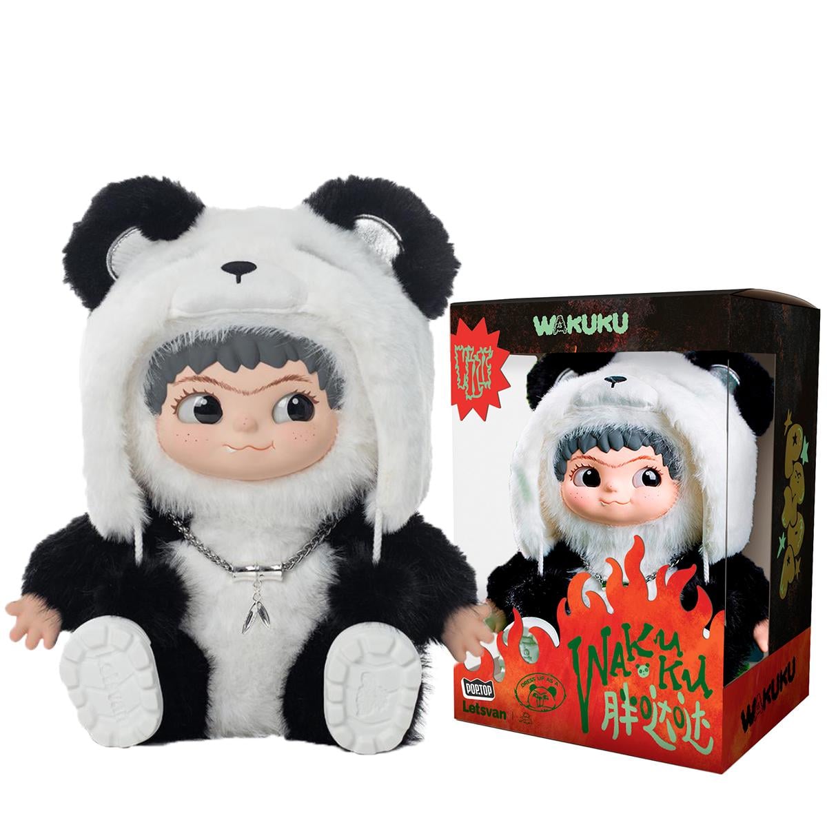 Мягкая игрушка Pop Top Letsvan Wakuku Panda 37 см (17WK-P8-P1) Мягкая игрушка Pop Top Letsvan Wakuku Panda 37 см (17WK-P8-P1)