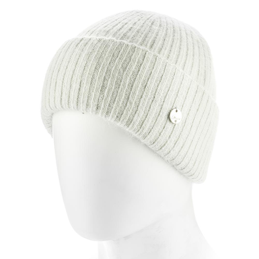 Шапка женская ангоровая зимняя Atrics WH895 в широкий рубчик с двойным отворотом утепленная флисом Светло-серый - фото 1 Шапка женская ангоровая зимняя Atrics WH895 в широкий рубчик с двойным отворотом утепленная флисом Светло-серый - фото 1