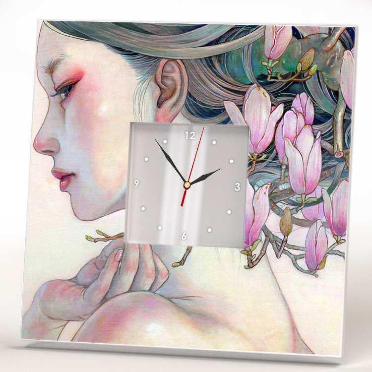 Часы настенные дизайнерские WonderCloud аниме 260x260 мм (C03649) Часы настенные дизайнерские WonderCloud аниме 260x260 мм (C03649)