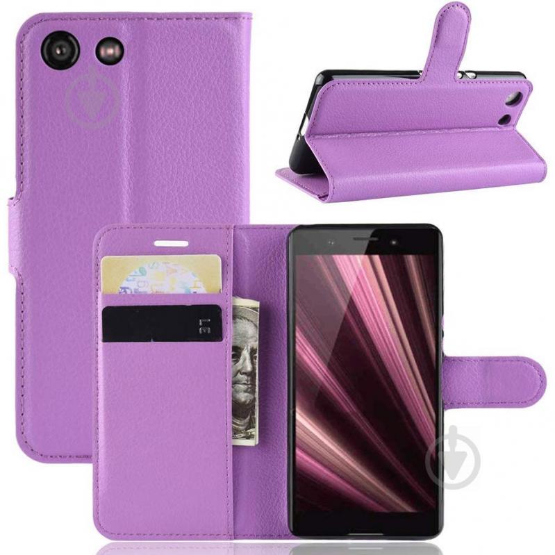 Чехол-книжка Litchie Wallet для Sony Xperia Ace / XZ4 Compact Violet (hub_MXWI21564) - фото 2