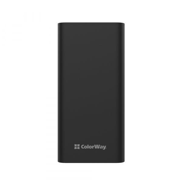 Повербанк ColorWay 30 000mAh Lamp Black (CW-PB300LPB3BK-F)