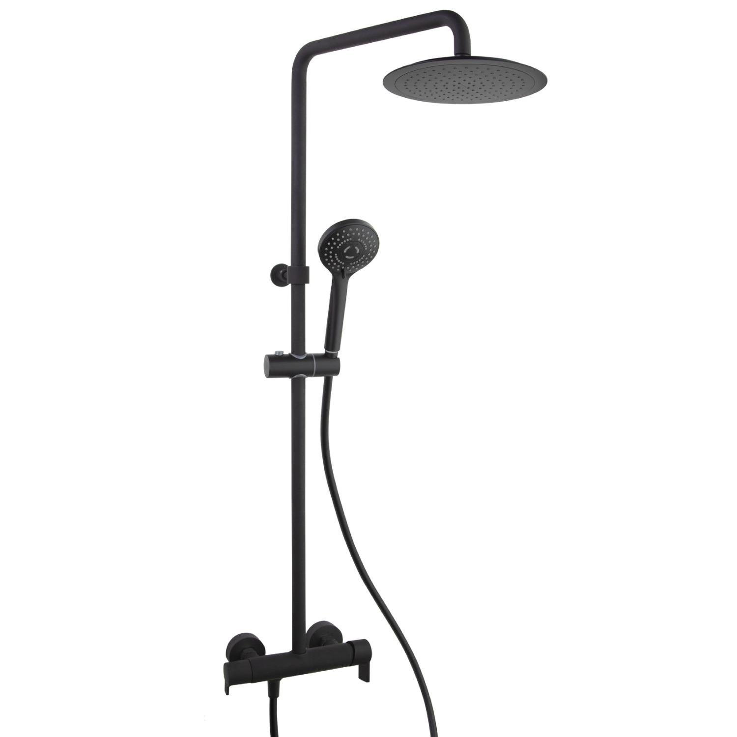 Душевая система с термостатом Ramon Soler Blautherm 944801RP300NM94D303396 Черный (161144)