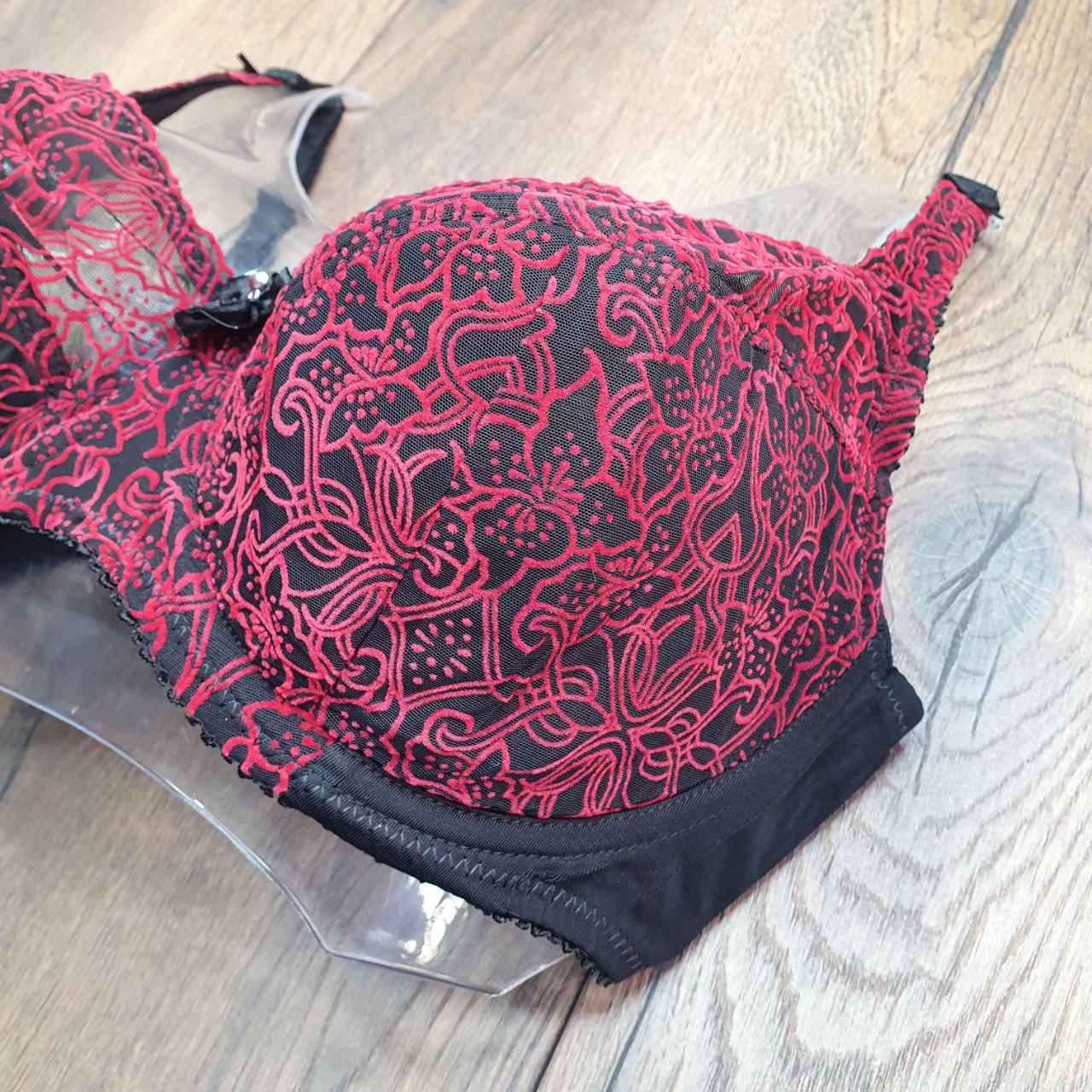 Бюстгалтер 11910 Lanny Mode 80E Черно-красный - фото 3 Бюстгалтер 11910 Lanny Mode 80E Черно-красный - фото 3