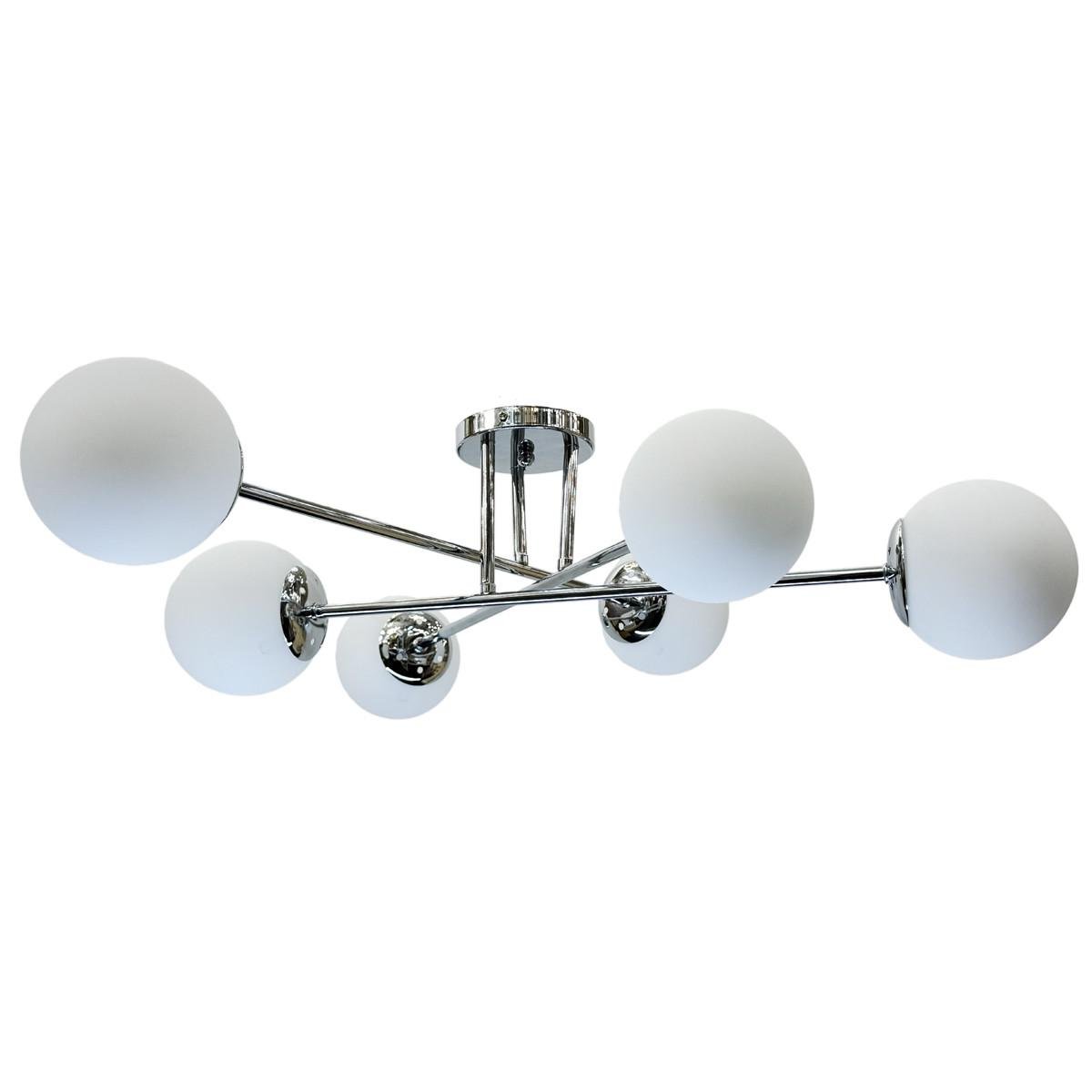 Люстра срібляста NUMINA 5-96470/6 CR на 6 плафонів (31424622)